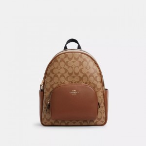 court backpack in signature canvas
