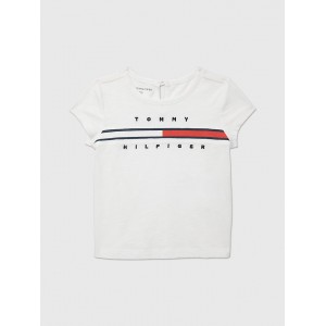 Babies Embroidered Flag Logo T-Shirt