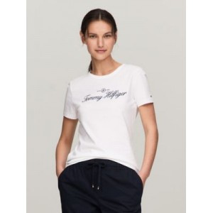Slim Fit Embroidered Signature T-Shirt