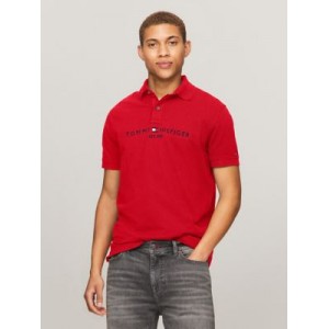 Regular Fit Embroidered Tommy Graphic Polo
