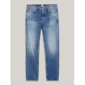Relaxed Straight Fit Distressed Jean