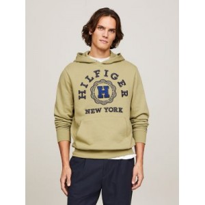 Embroidered Hilfiger Coin Logo Hoodie