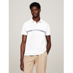 Regular Fit Monotype Chest Stripe Polo