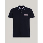 Regular Fit Monotype Logo Patch Polo