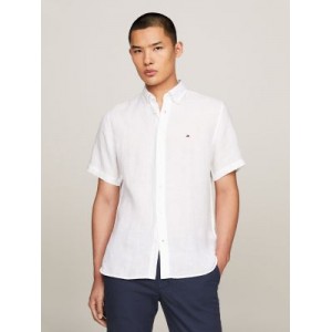 Regular Fit Linen Short-Sleeve Shirt