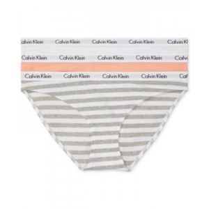 Womens Carousel Cotton 3-Pack Bikini Underwear QD3588