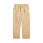 Toddler and Little Boys Cropped Cotton Twill Pants