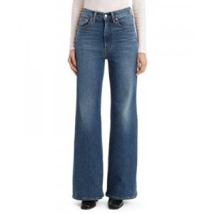 Womens Ribcage Bell High-Rise Flare-Leg Jeans