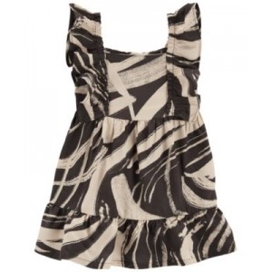 Baby Girls Zebra Print LENZING ECOVERO Dress