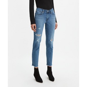 Womens Relaxed Boyfriend Tapered-Leg Jeans