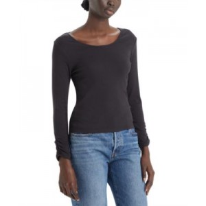 Womens Infinity Cotton Long-Sleeve Ballet Top