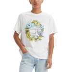 Mens Relaxed-Fit Seagull Graphic T-Shirt