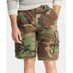 Mens Big & Tall Relaxed Fit 10 Camouflage Cotton Cargo Shorts