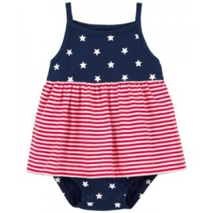 Baby Girls 4th Of July Sunsuit