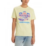 Mens Cotton Logo Graphic Short-Sleeve T-Shirt