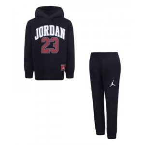 Little Boys Jersey Pack Pullover Hoodie and Jogger Pants Set