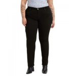 Trendy Plus Size 314 Mid-Rise Shaping Straight-Leg Jeans