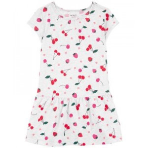 Toddler Girls Cherry Cotton Dress