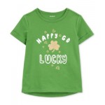Toddler Girls Happy Go Lucky Printed T-Shirt