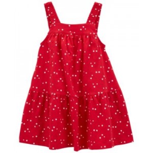 Toddler Girls Star Print Midi Dress