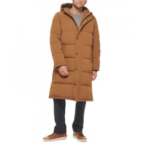 Mens Quilted Extra Long Parka Jacket