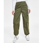 Womens 94 Baggy Cotton High Rise Cargo Pants