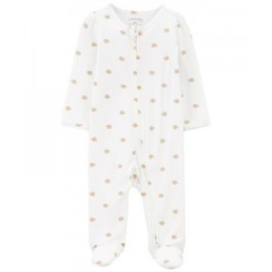 Baby Boys and Baby Girls Purely Soft 2-Way Zip Sleep and Play