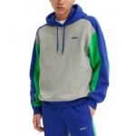 Mens Relaxed-Fit Colorblocked Logo Hoodie
