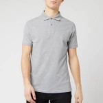 Barbour Heritage Mens Sports Polo - Grey Marl