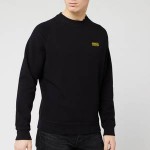 Barbour International Mens Essential Crew Sweatshirt - Black