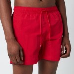 Tommy Hilfiger Mens Medium Length Drawstring Swimshorts - Primary Red