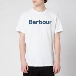 Barbour Heritage Mens Logo T-Shirt - White