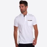 Barbour Heritage Mens Corpatch Polo Shirt - White