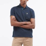 Barbour Heritage Mens Society Polo Shirt - Navy