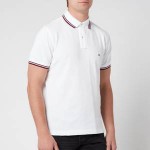 Tommy Hilfiger Mens Core Tommy Tipped Polo Shirt - White