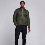 Barbour International Mens Gear Quilt Jacket - Sage