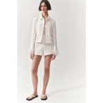 ZW COLLECTION FEATHERED CROPPED BLAZER