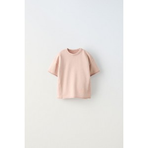 WASHED EFFECT EMBROIDERED T-SHIRT