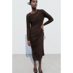 CABLE-KNIT DRESS