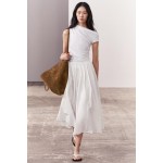 DELICATE RUCHED T-SHIRT