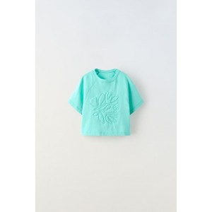 RAISED EMBROIDERY T-SHIRT