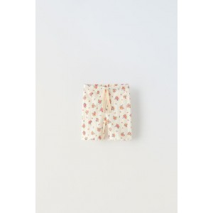 FLORAL POINTELLE CYCLING SHORTS