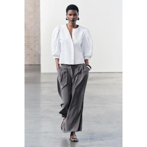 ZW COLLECTION FLOWY PLEATED PANTS