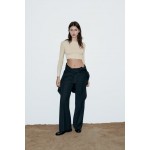 COTTON AND MODAL CROP TOP