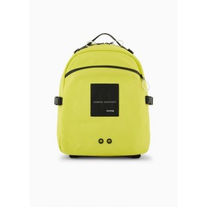 Backpack in ASV recycled fabric with logo patch