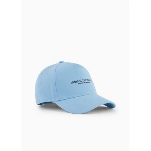 Cotton peaked hat with logo