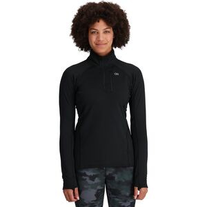 Vigor Grid Fleece Quarter-Zip Jacket - Womens