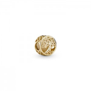 Openwork Family Roots Charm - 14k