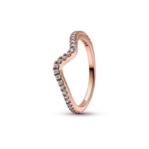 Sparkling Wave Ring - Pandora Rose