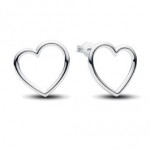 Front-facing Heart Stud Earrings